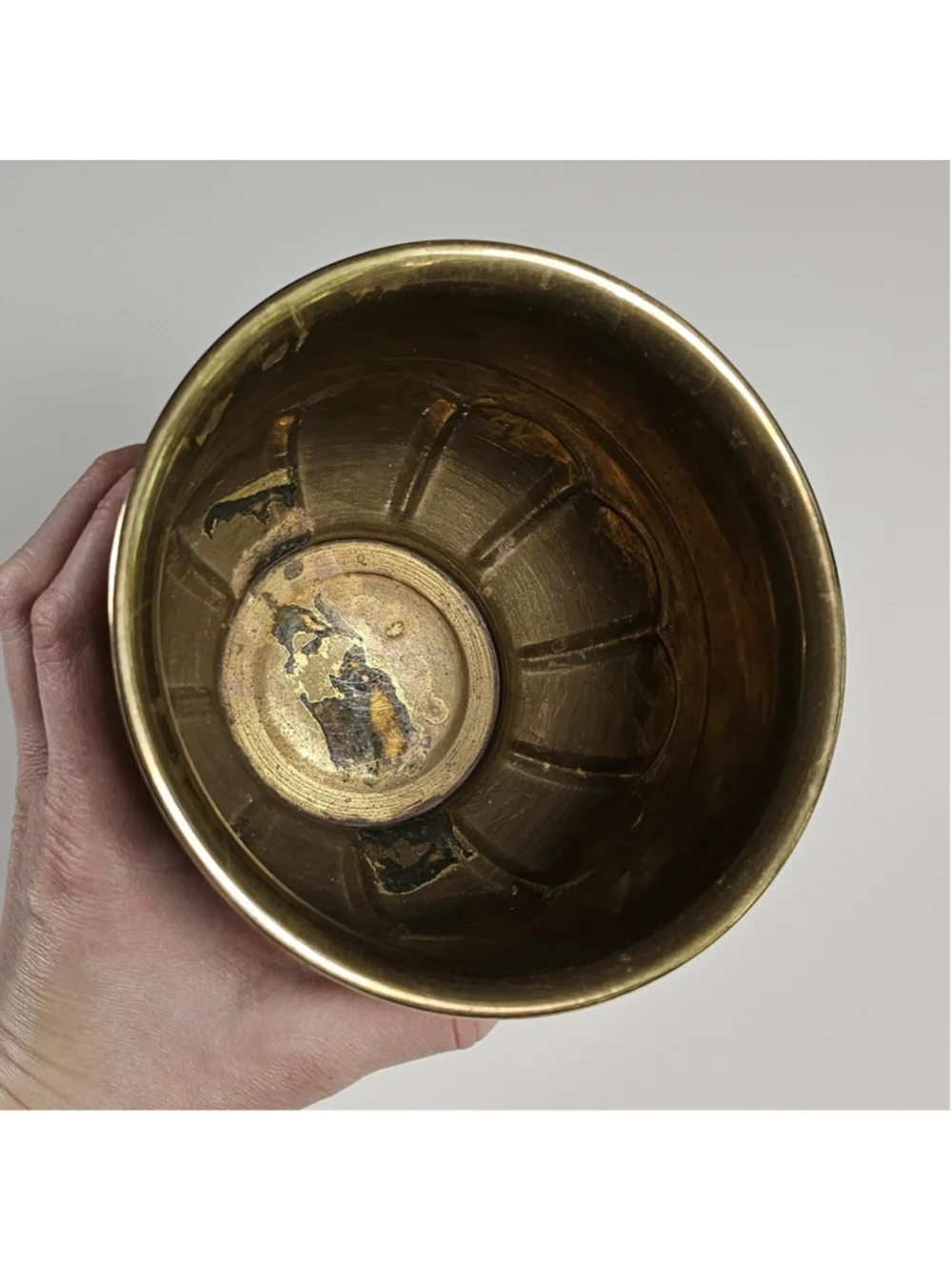 Vintage GATCO Solid Brass Planter 4